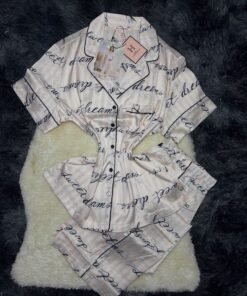 pyjama demi manche (Rose)