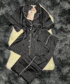 pyjama demi manche (noir)