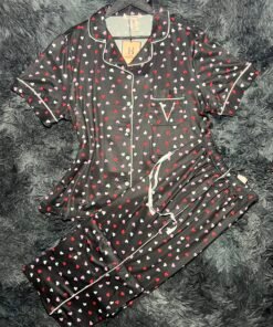 pyjama demi mache (noir)