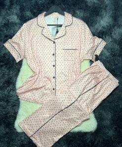 pyjama demi manche (rose)