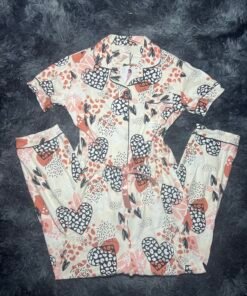 pyjama demi manche (beige 2)