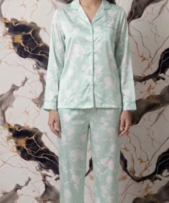 pyjama H satin HP321 (vert)