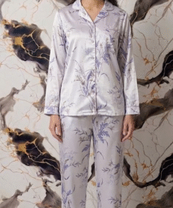 pyjama H satin HP321 (bleu)