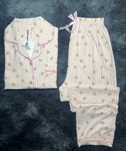 pyjama demi manche (rose 3)