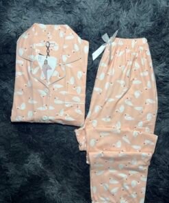 pyjama demi manche (orange canar)