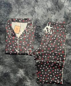 pyjama demi mache (noir)