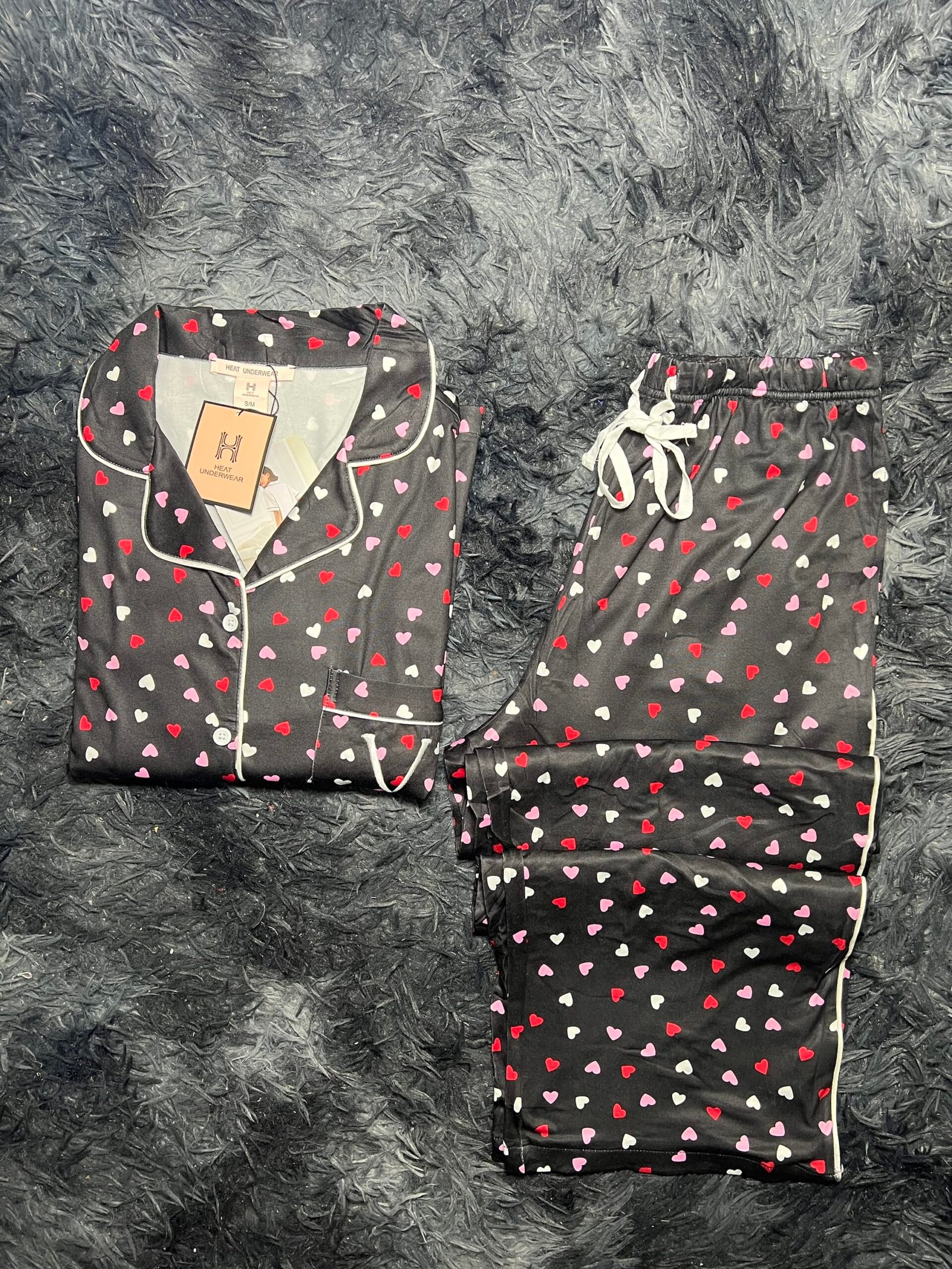 pyjama demi mache (noir)