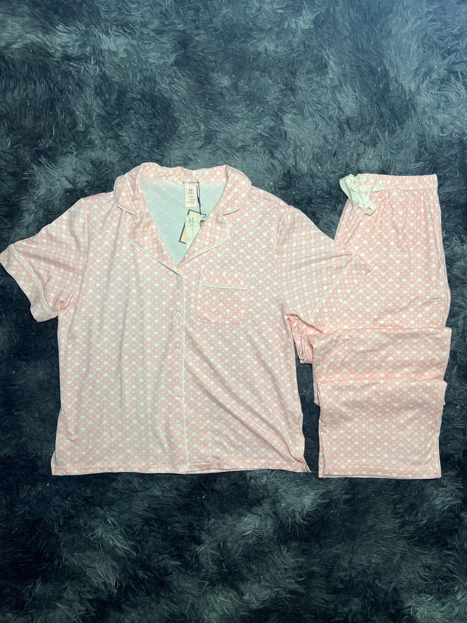 pyjama demi manche (rose) – Image 2