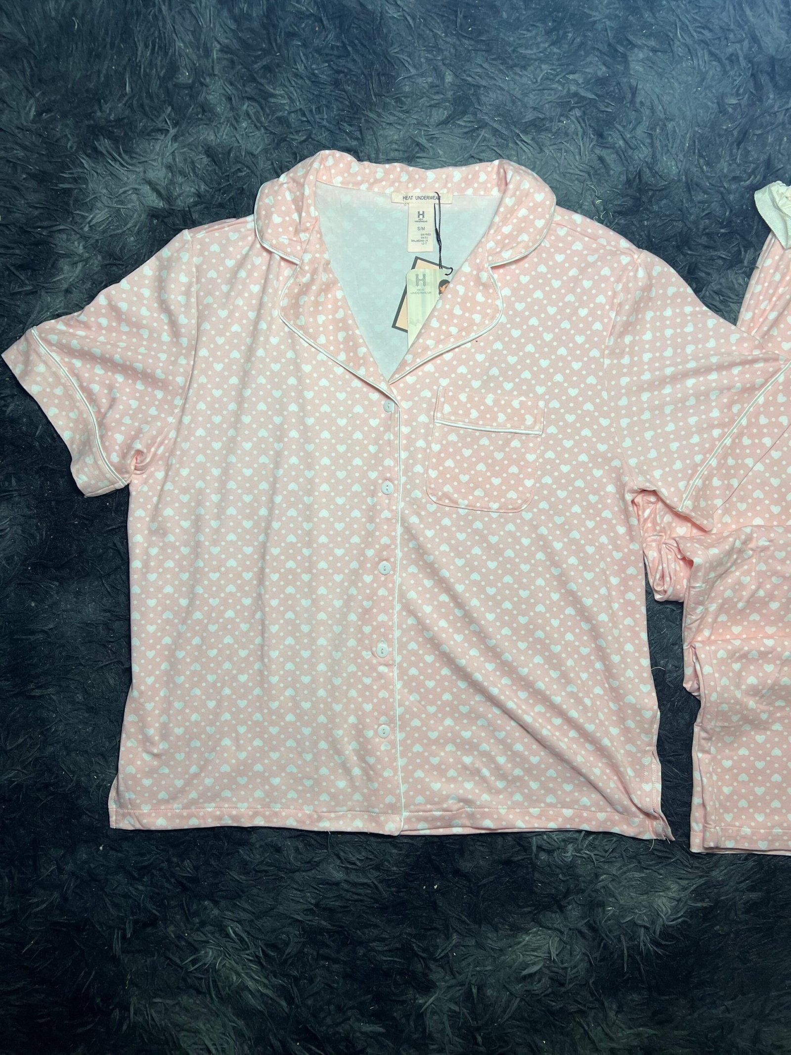 pyjama demi manche (rose) – Image 3