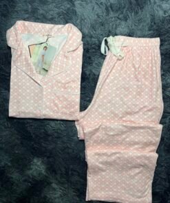 pyjama demi manche (rose)