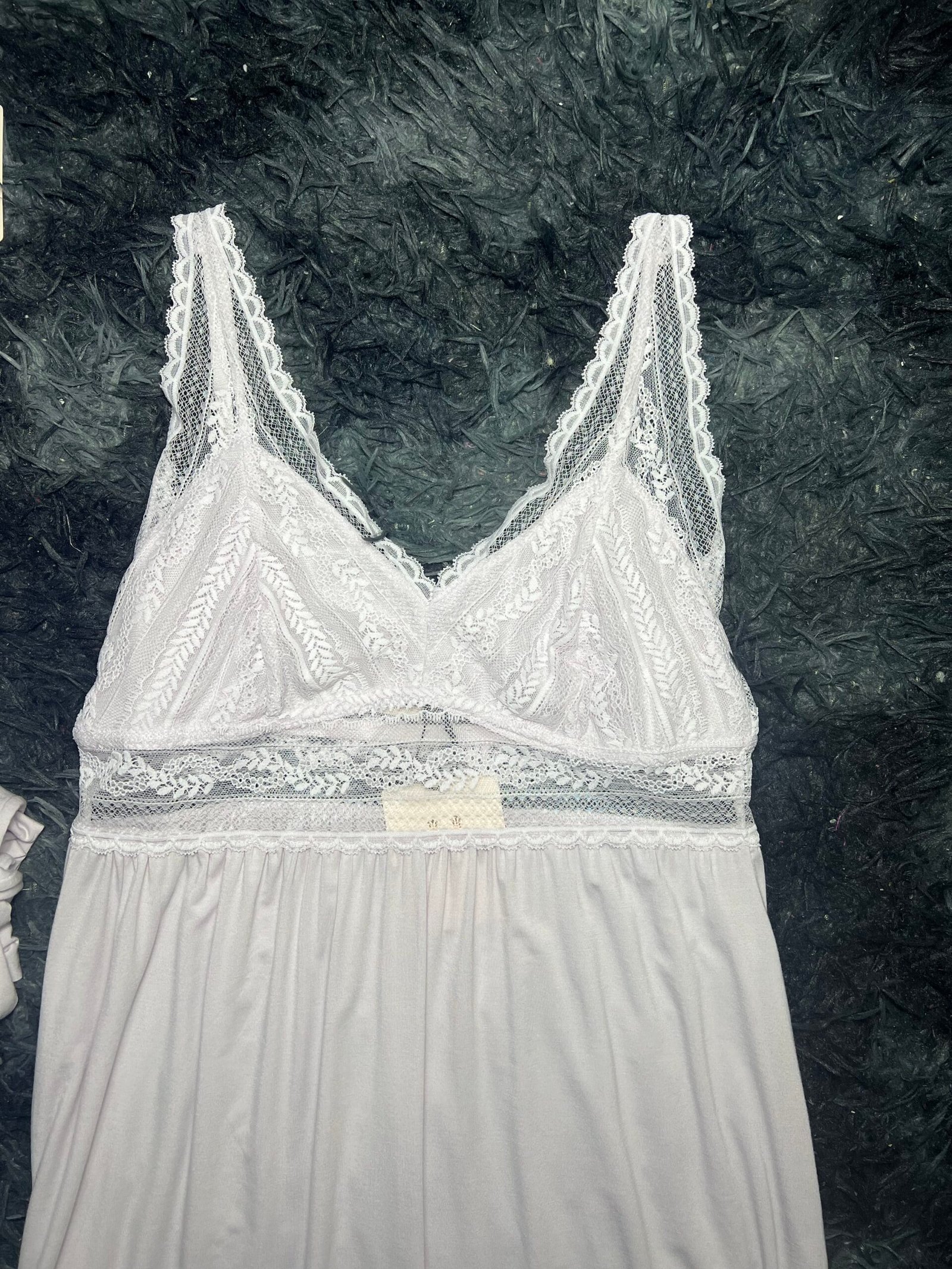 Nuisette peignoir en coton (violet claire) – Image 4