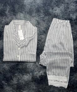 pyjama demi manche (noir)