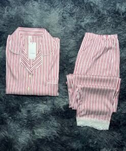 pyjama demi manche (Rouge)