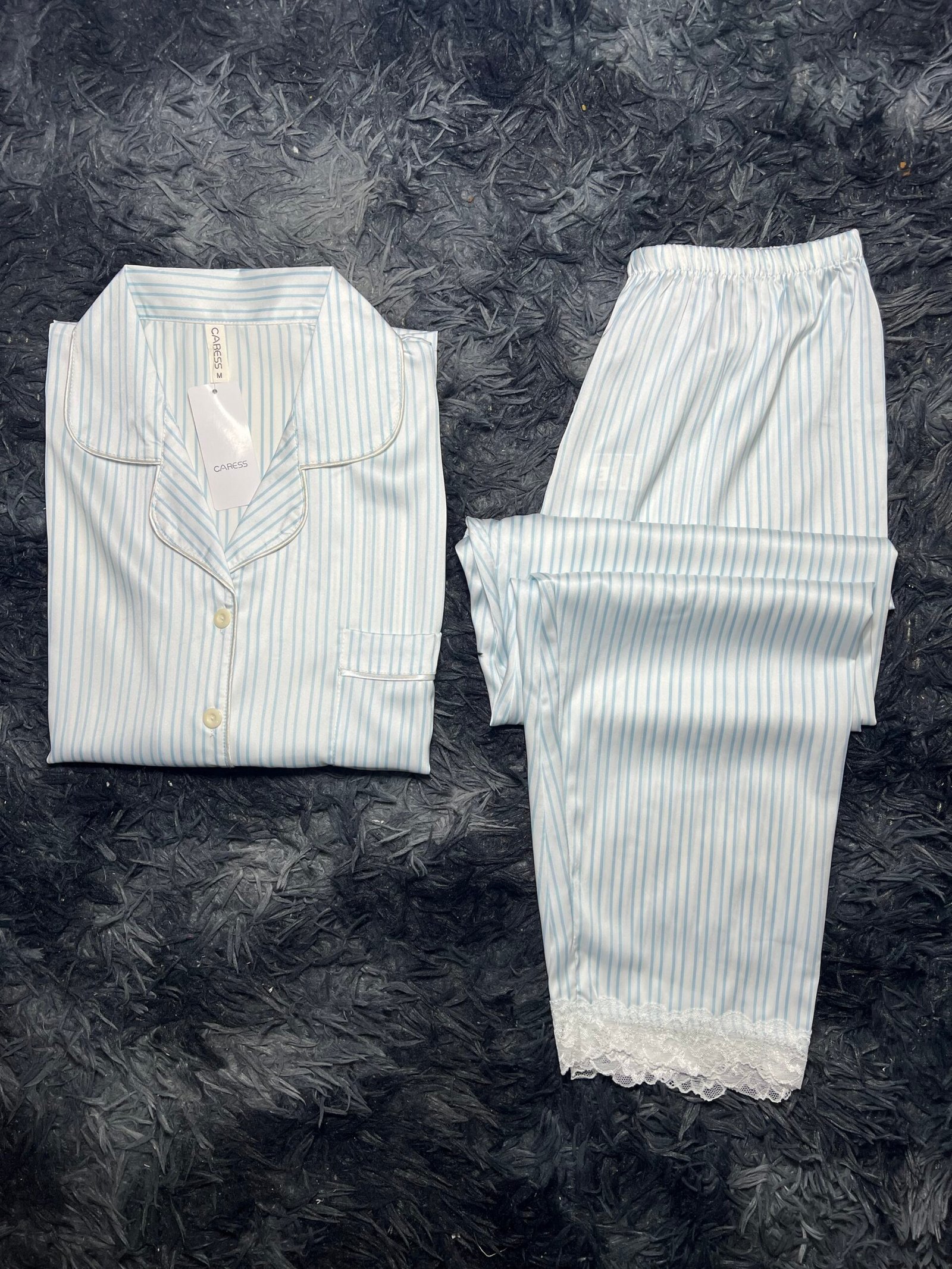 pyjama demi manche (bleu clair)