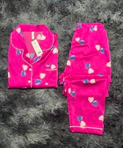 pyjama demi manche (Rose)