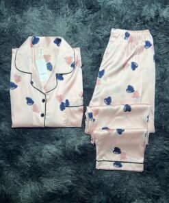 pyjama demi manche (Rose clair)