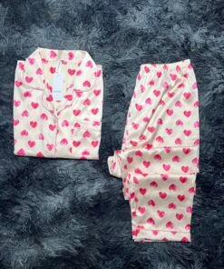 pyjama demi manche (beige)