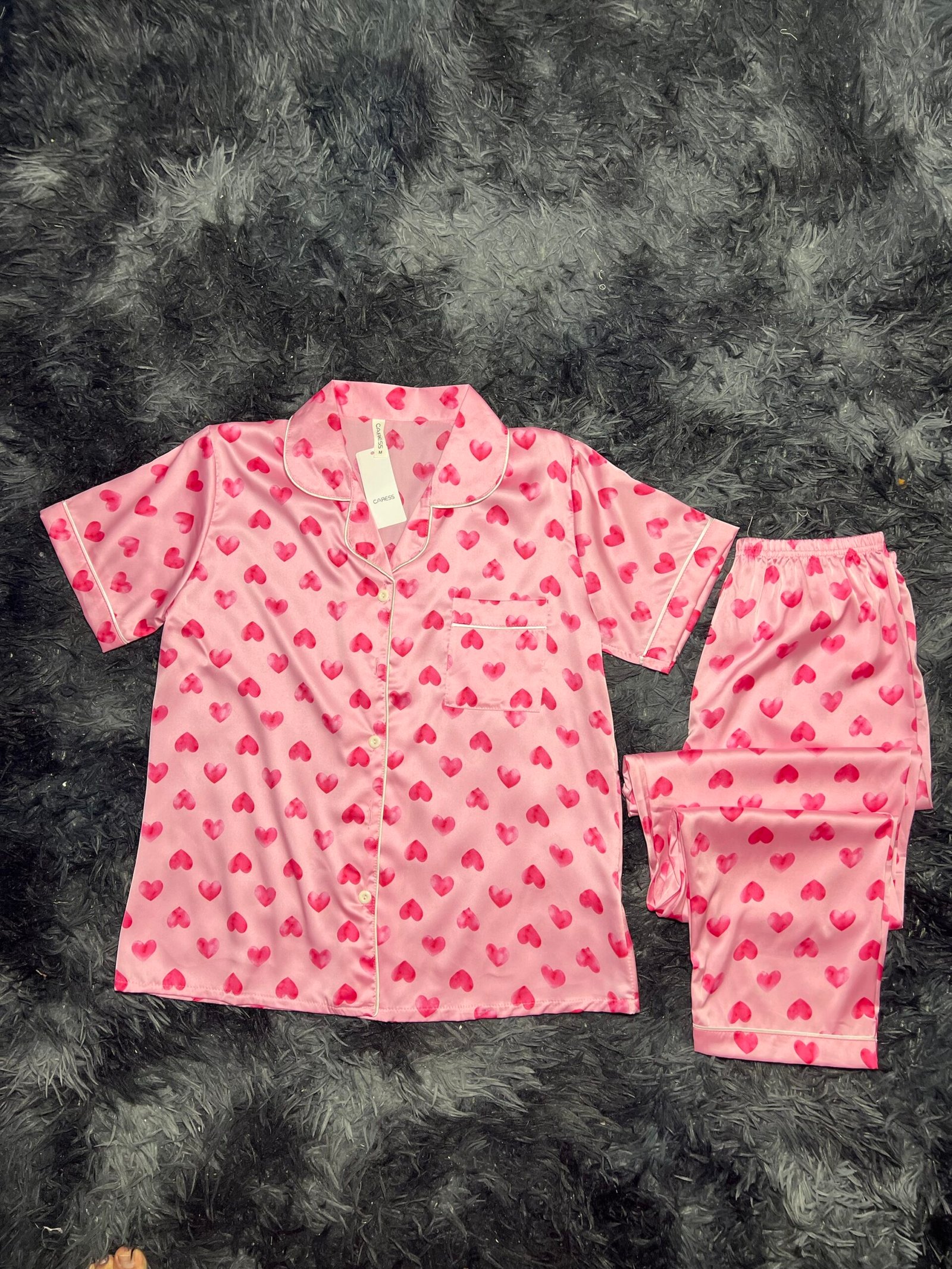 pyjama demi manche (Rose) – Image 2