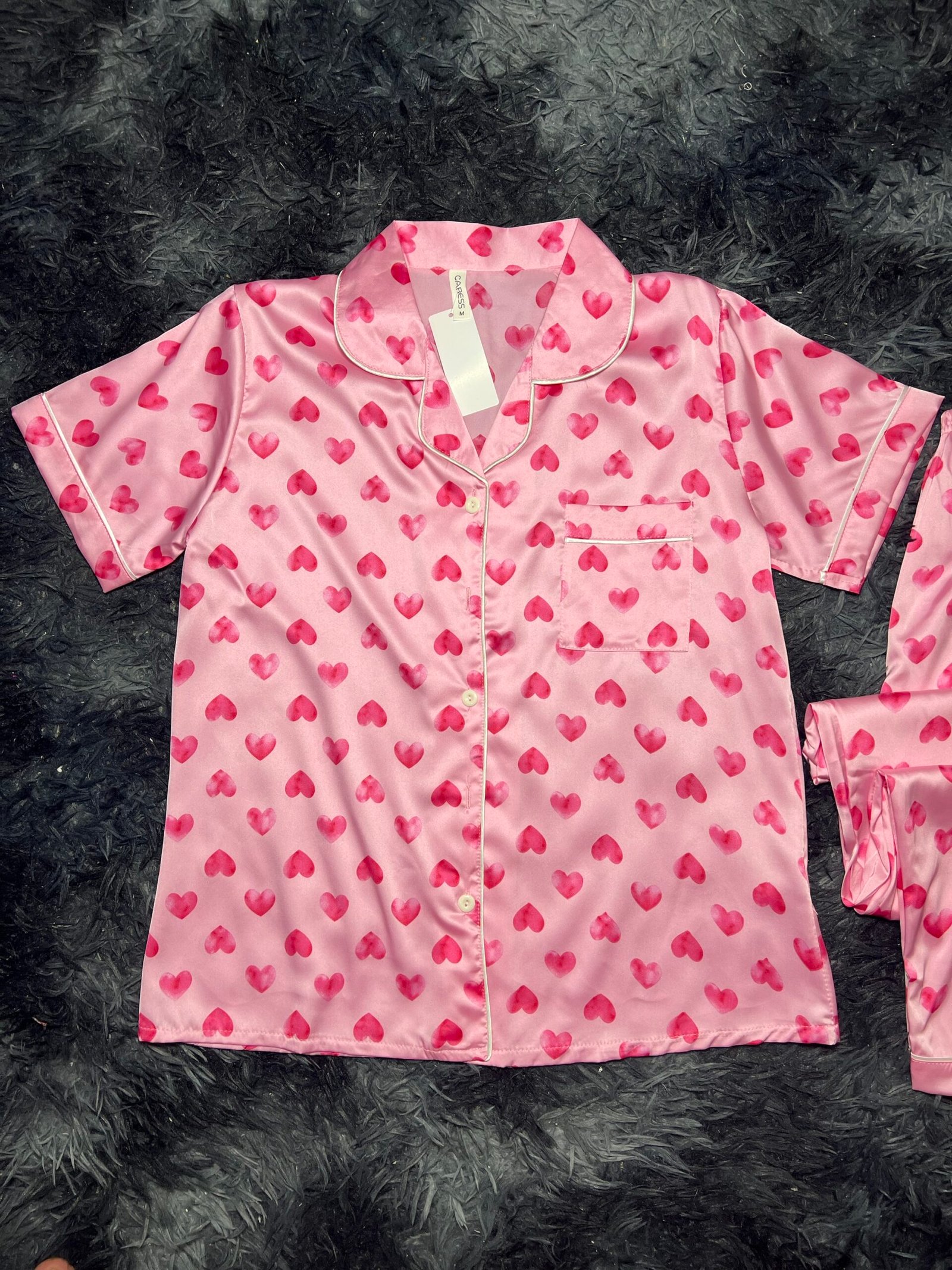 pyjama demi manche (Rose) – Image 3