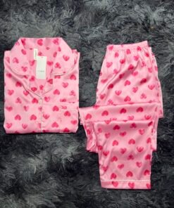 pyjama demi manche (Rose)