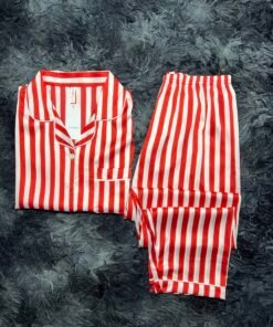 pyjama demi manche (Rouge)