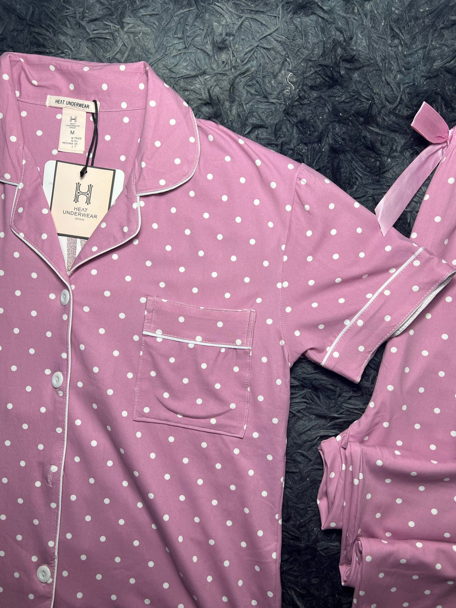 pyjama demi manche (violet) – Image 4