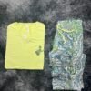 pyjama coton caress vert